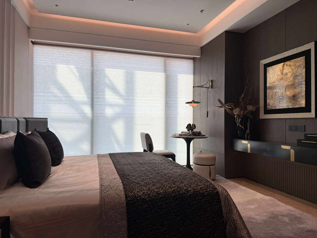 motorized cellular shades for bedroom