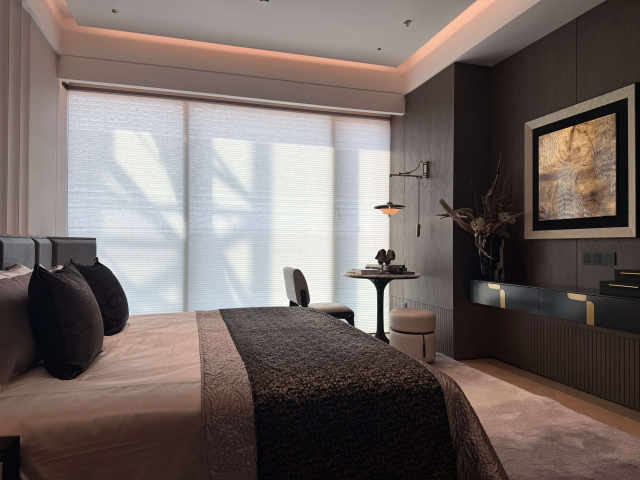 motorized cellular shades for bedroom