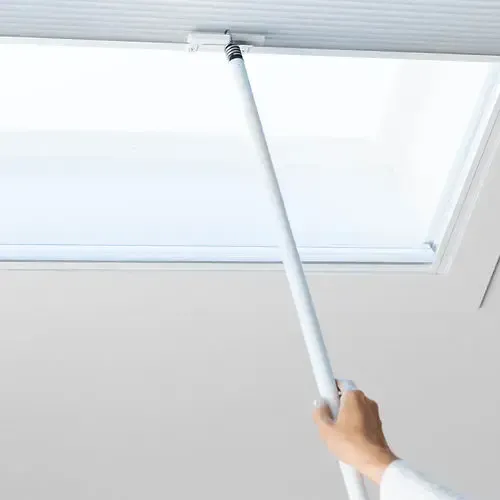 The Cellular Shades-Manual Skylight Control